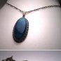 Antique Lapis Necklace Vintage Art Deco 1920s Pendant