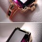 Antique Garnet Ring Vintage Victorian Art Deco Wedding