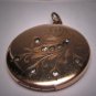 Antique Rose Gold Locket Victorian Vintage Art Nouveau
