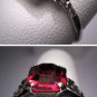 Antique Art Deco Ruby Wedding Ring Vintage Engagement