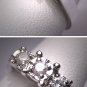 Estate Diamond Wedding Ring Band Vintage Art Deco WGold