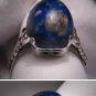 Antique Lapis Ring Vintage Victorian Art Deco Wedding