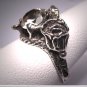 Vintage White Sapphire Wedding Ring Estate Retro Deco