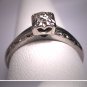 Antique Diamond Wedding Ring Vintage 18K Art Deco Jabel