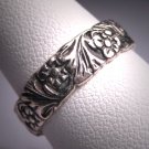 Antique Wedding Band Vintage Art Nouveau Eternity Ring