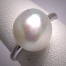 Antique Baroque Akoya Pearl Wedding Ring Victorian Art Deco 1920-30s