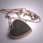 Antique Vintage Angel Locket Necklace Pendant Heart Cherub Retro