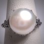 Antique Pearl Wedding Ring Victorian Art Deco 20s Engagement