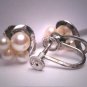 Antique Akoya Pearl Earrings Vintage Art Deco - Wedding Jewelry 1930s