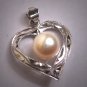Antique Mikimoto Style Pearl Necklace Japanese Akoya Sterling Silver
