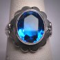 Antique Sapphire Ring Victorian Wedding Estate Vintage 1930 Art Deco