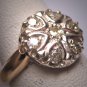 Antique Diamond Wedding Ring Band Victorian Mine Single Cut 1900s