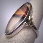 Antique Victorian Agate Ring Vintage c.1900 Vintage Tortoise