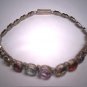Antique Gemstone Bracelet Vintage Victorian Sapphire Garnet Aquamarine Tourmaline