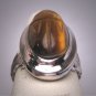 Antique Tigers Eye Scarab Ring Vintage Victorian Art Deco c.1900 - Egyptian Revival