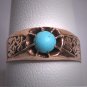 Antique Turquoise Ring Georgian Victorian Rose Gold Wedding - Georgian