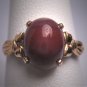 Antique Victorian Agate Ring Gold Art Deco 1920