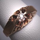 Antique Wedding Ring Mine Cut Diamond Ring Victorian 1800s