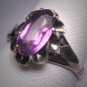 Antique Color Change Sapphire Ring Vintage Art Deco 20s Wedding Ring