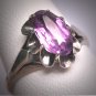 Antique Color Change Sapphire Ring Vintage Art Deco 20s Wedding Ring