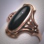 Antique Victorian Bloodstone Ring Wedding Gold 19th Century Art Nouveau