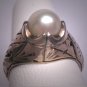 Antique Pearl Wedding Ring Vintage Victorian Art Deco c.1920