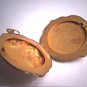 Rare Antique Art Nouveau Gold Locket Victorian Woman Floral c.1890
