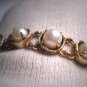 Antique Pearl Link Bracelet Gold Upon Silver Japanese Akoya c.1920 Art Deco