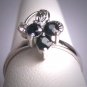 Vintage Blue Sapphire Ring Estate Retro Art Deco Wedding Ring 1950