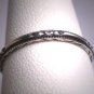 Antique Eternity Band Ring Sterling Vintage Art Deco Floral Wedding 7