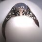 Vintage 4.25 CT Star Sapphire Ring Antique Art Deco Wedding Filigree 1930
