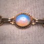 Fine Antique Australian Opal Bracelet 14K Gold Link Vintage Art Deco 1930s