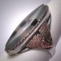 SOLD Antique Victorian Moss Agate Ring Gold Handmade Art Deco 1930
