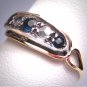 Antique Rose Cut Diamond Sapphire Wedding Ring Victorian Edwardian Art Deco Engagement