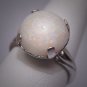 Vintage Australian Opal Ring Art Deco Wedding Sterling Silver 1920's Uncas