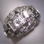 Antique Platinum Diamond Wedding Ring Art Deco 1.06ctw Band Retro 1930 Engagement