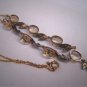Antique Australian Moonstone Opal Necklace Vintage 9CT Gold Victorian Art Deco c.1930