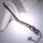 Antique Art Deco Sapphire French Paste Bracelet Vintage Sterling Silver c.1920s