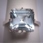 Antique Vintage Aquamarine Diamond Wedding Ring Deco H. Stern Styling 4cts