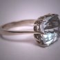 Antique Vintage Aquamarine Diamond Wedding Ring Deco H. Stern Styling 4cts