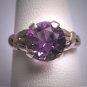 Antique Amethyst Ring Vintage Art Deco Wedding c.1930