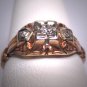 Antique Diamond Wedding Ring Victorian Deco Vintage 14K
