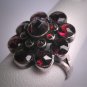 Antique Victorian Bohemian Garnet Ring Vintage Wedding c.1900 Czechoslovakia