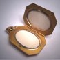 Antique Black Enamel Gold Locket Pendant Seed Pearl Victorian Art Deco 1920