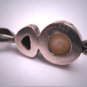 Vintage Pearl Australian Opal Pendant Silver Gems