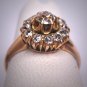 Antique Old Mine Cut Diamond Wedding Ring Vintage Victorian Edwardian c.1900