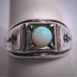 Antique Vintage Australian Opal Ring Band Victorian Art Deco Wedding 1930