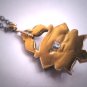 Antique Victorian Black Onyx Seed Pearl Gold Necklace Floral Vintage 1800s