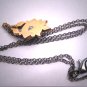 Antique Victorian Black Onyx Seed Pearl Gold Necklace Floral Vintage 1800s