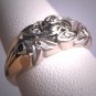 Antique Diamond Wedding Ring Vintage Art Deco White Gold Engagement Band